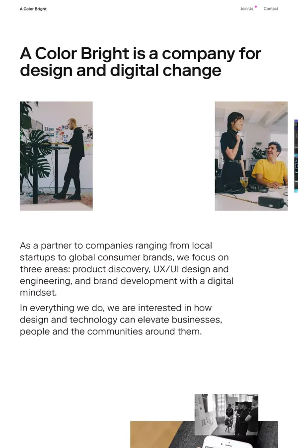A Color Bright - Portfolio design inspiration