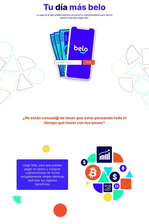 Belo - website design inspiration
