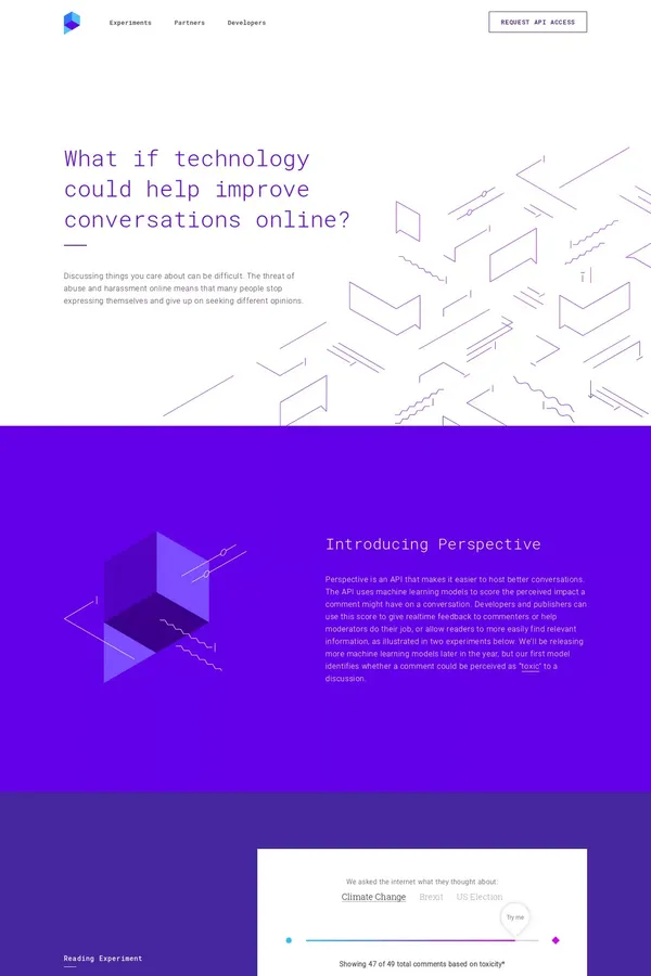 Perspective - Landing design inspiration