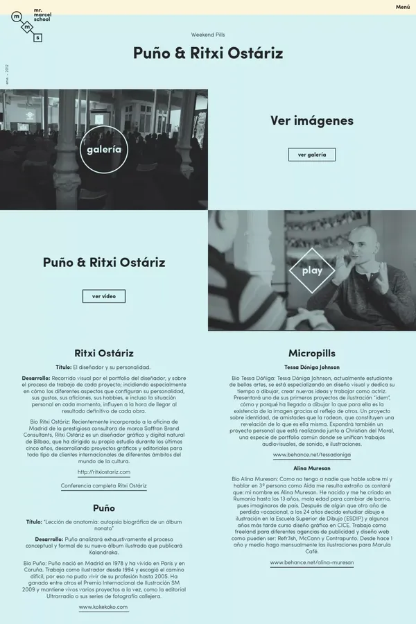 Puño & Ritxi Ostáriz - Mr Marcel School Madrid - Other design inspiration