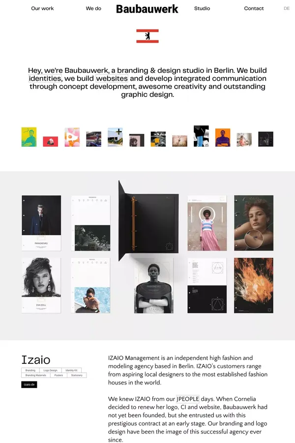 Baubauwerk — Branding & design. Berlin - Portfolio design inspiration