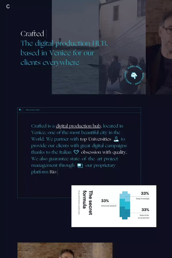 Crafted - Portfolio design inspiration