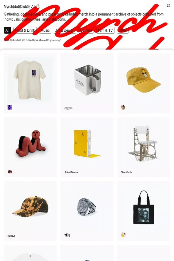 Myrch Club · Myrch Club - website design inspiration