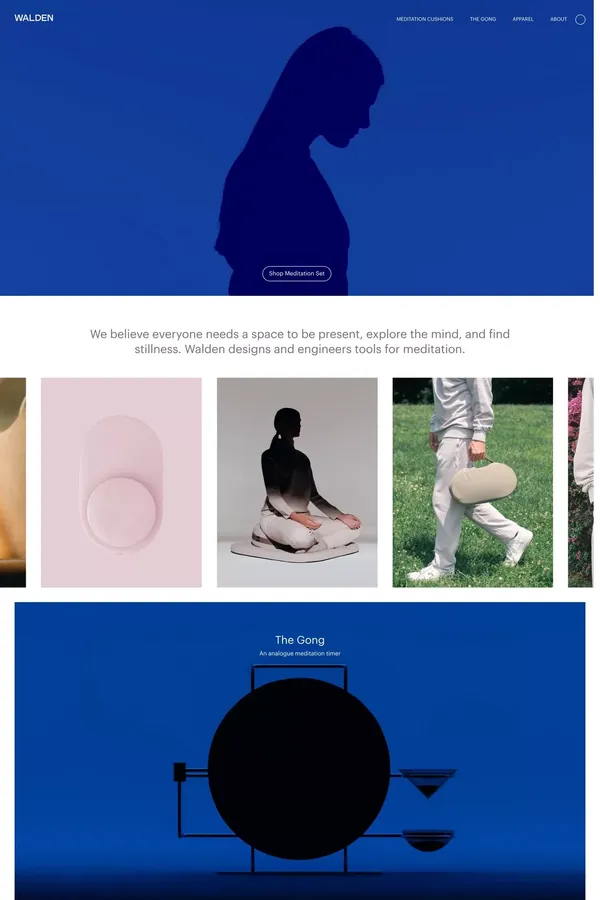 Walden - Ecommerce design inspiration