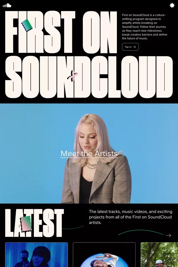 First on SoundCloud - Other design inspiration