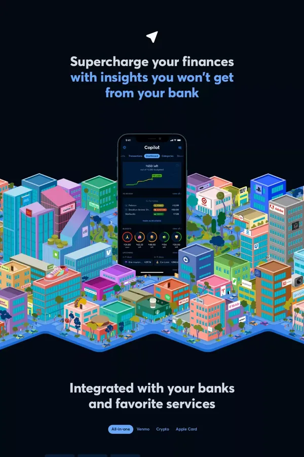 Copilot - Landing design inspiration