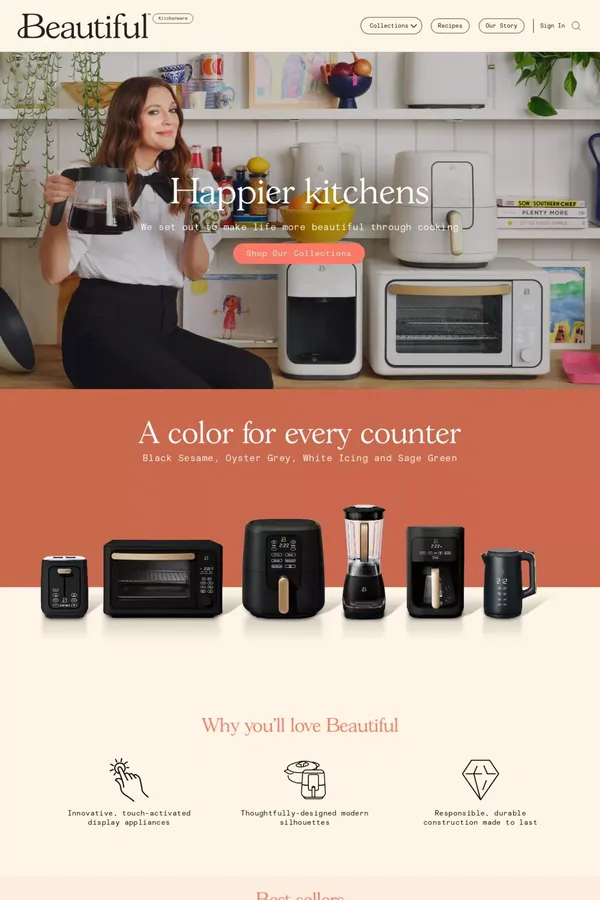 Beautiful– Beautiful™ - Ecommerce design inspiration