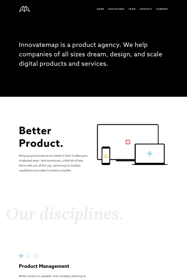 Innovatemap - Portfolio design inspiration