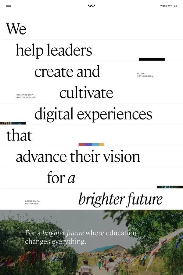Whiteboard | a creative agency for meaningful brands - Portfolio design inspiration