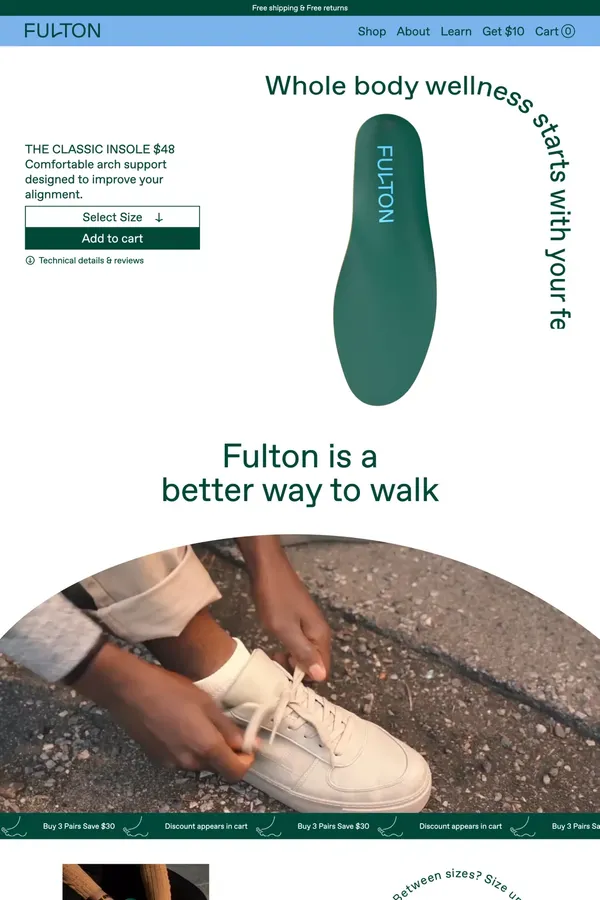Fulton - Ecommerce design inspiration