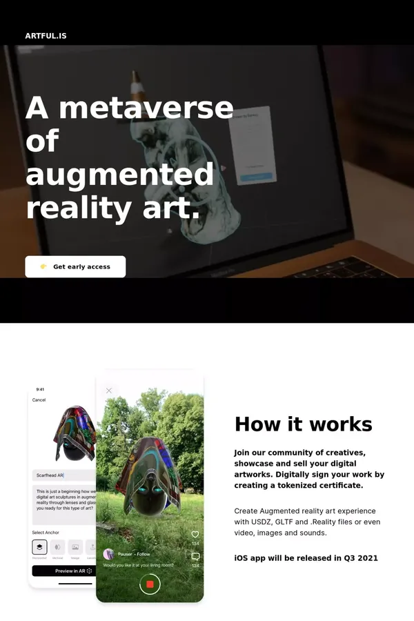 Artful.is - website design inspiration