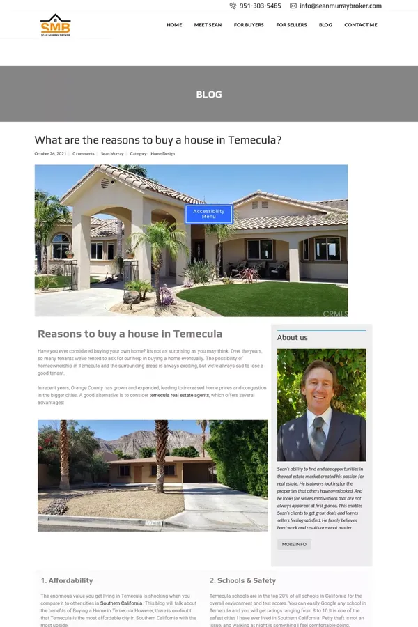What are the reasons to buy a house in Temecula? - website design inspiration