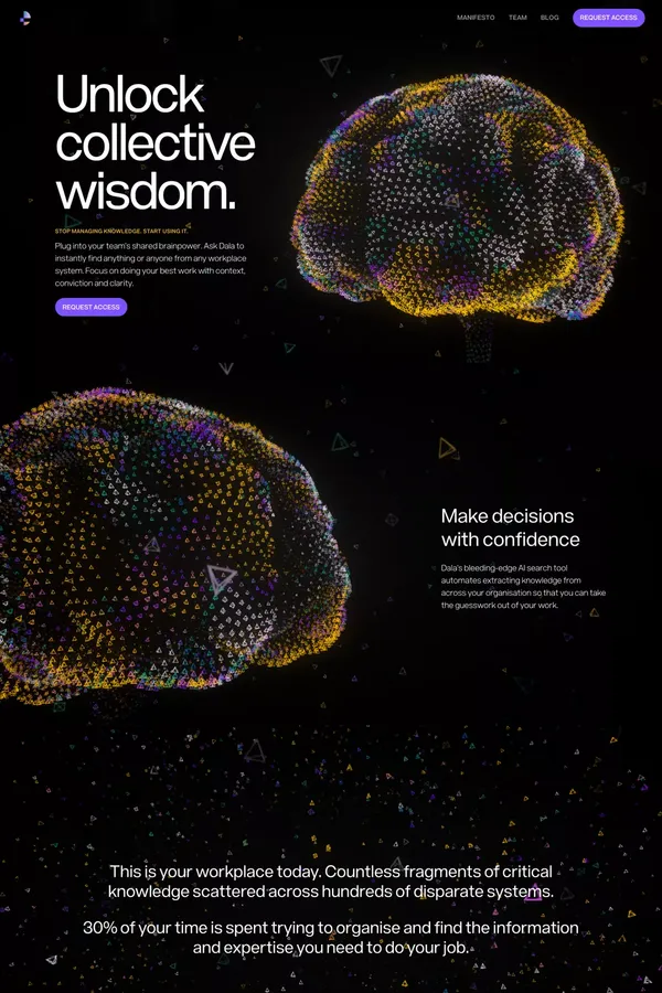 Dala - Landing design inspiration