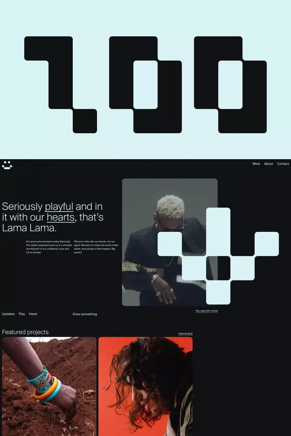 Lama Lama | Amsterdam based creative digital agency - Portfolio design inspiration