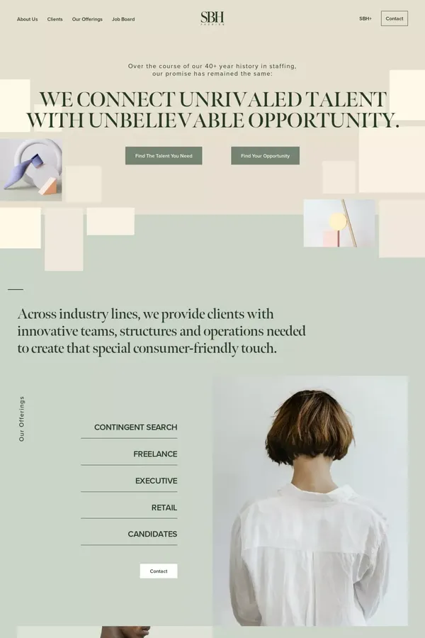 Home - SBH Fashion - website design inspiration