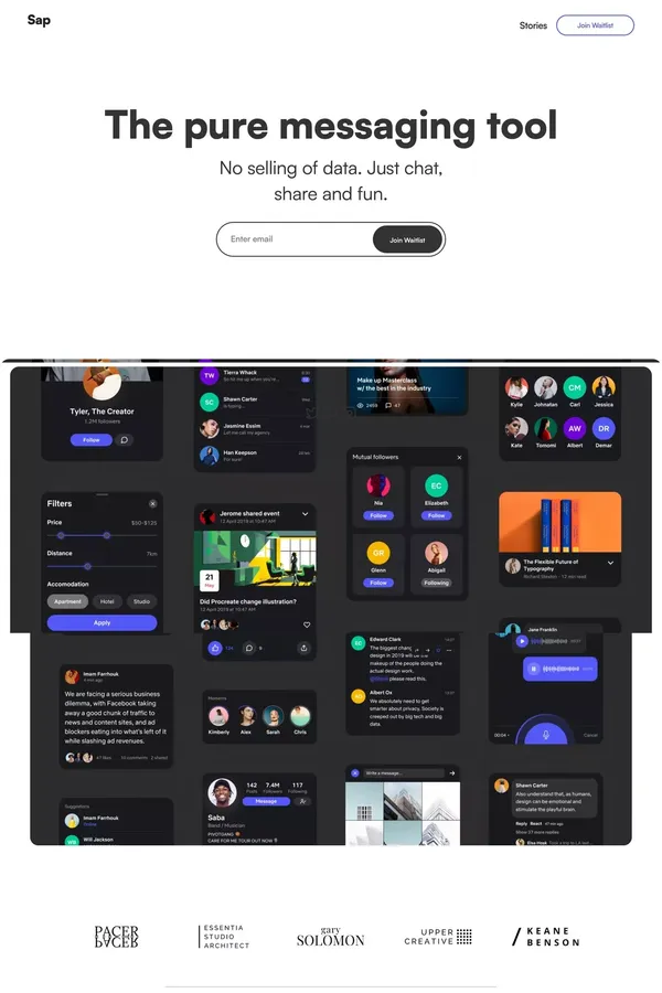 Sap - Webflow Website Template - Template design inspiration