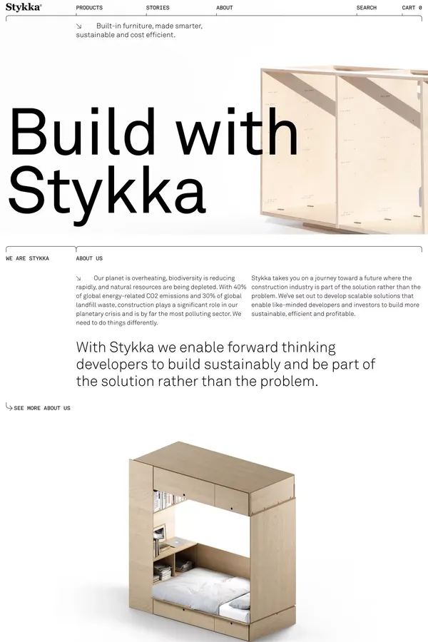 Stykka.com - Portfolio design inspiration