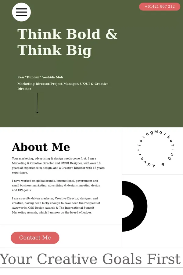 Home - Ken Duncan Yoshida Mah - website design inspiration