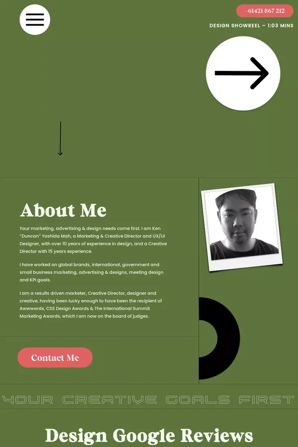 Home - Ken Duncan Yoshida Mah - website design inspiration