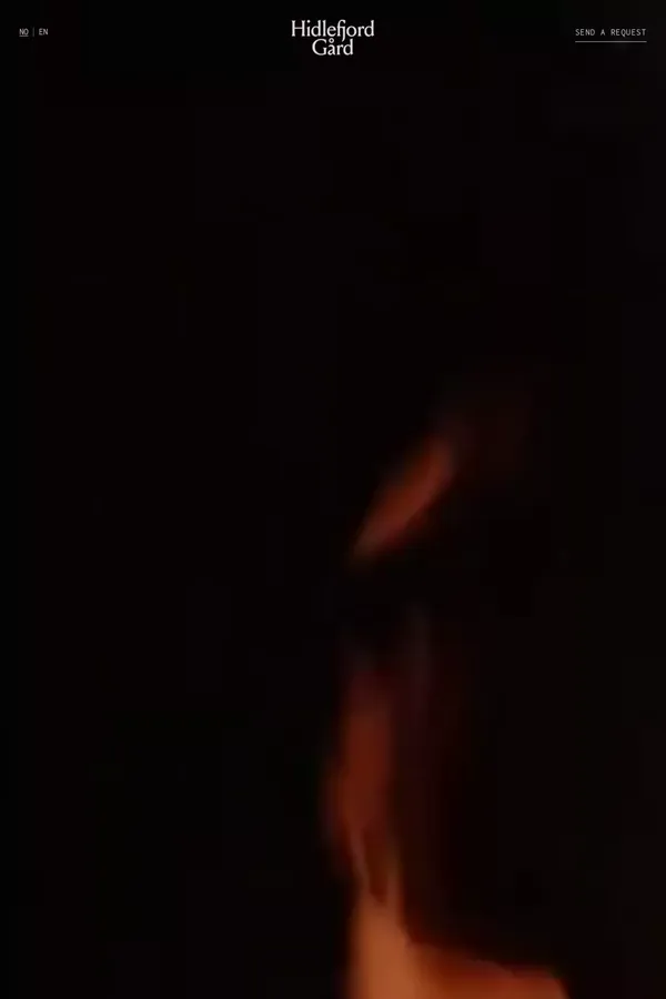 Hidlefjord Gård・Unique dining experience in Stavanger - website design inspiration