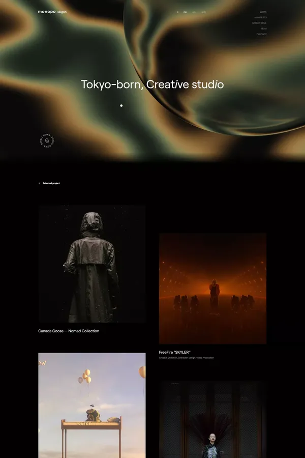 monopo-saigon - Portfolio design inspiration