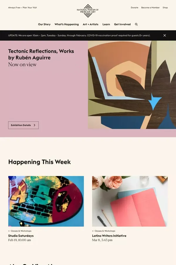 National Museum of Mexican Art, Pilsen, Chicago - Blog design inspiration