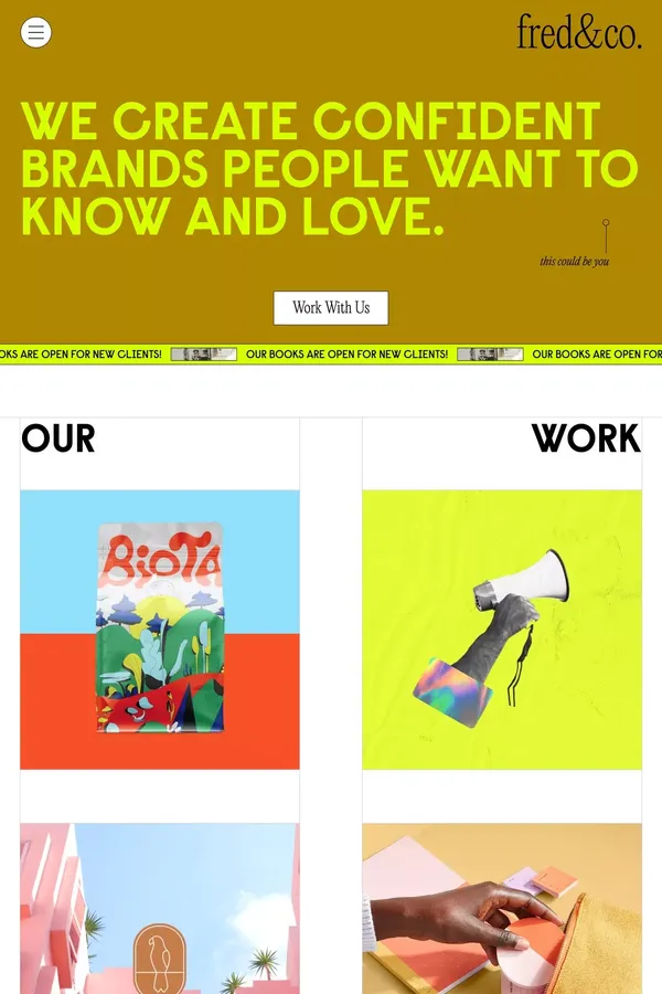 fred&co - Portfolio design inspiration