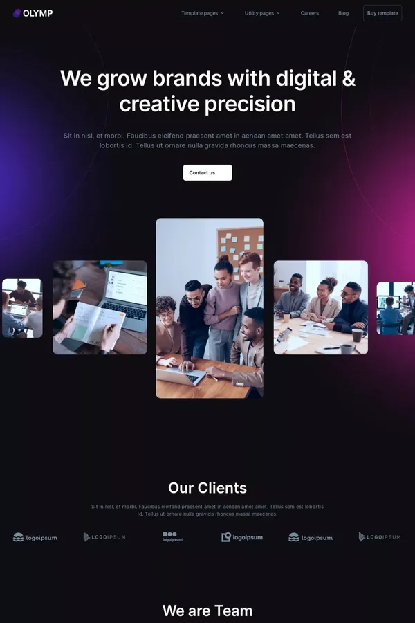 Home 1 - Olymp Webflow Template - website design inspiration