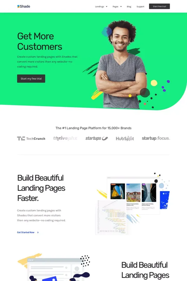 Sass subscription - website design inspiration
