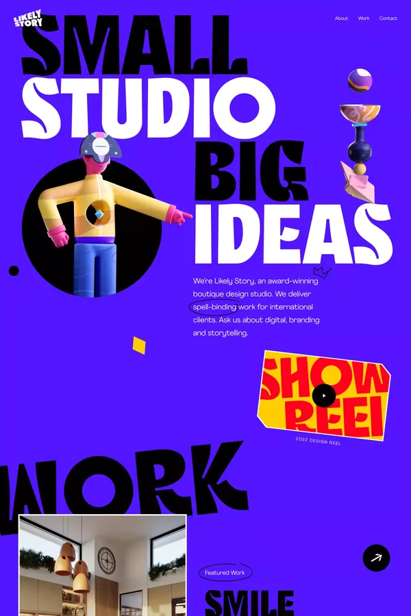 Home - Likely Story - Portfolio design inspiration