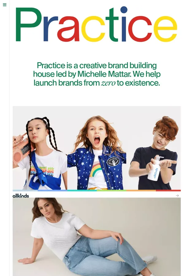 Practice - Portfolio design inspiration
