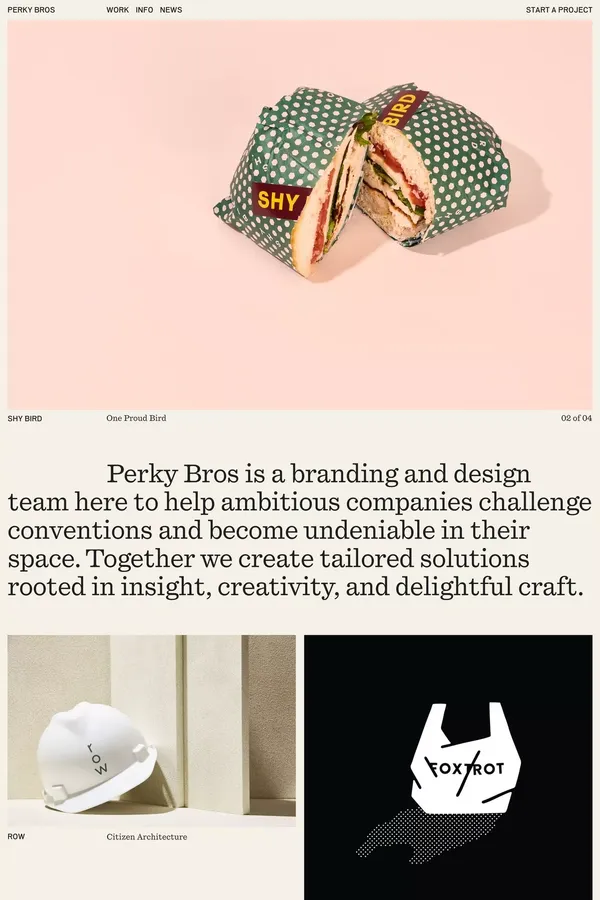 Home – Perky Bros - Portfolio design inspiration