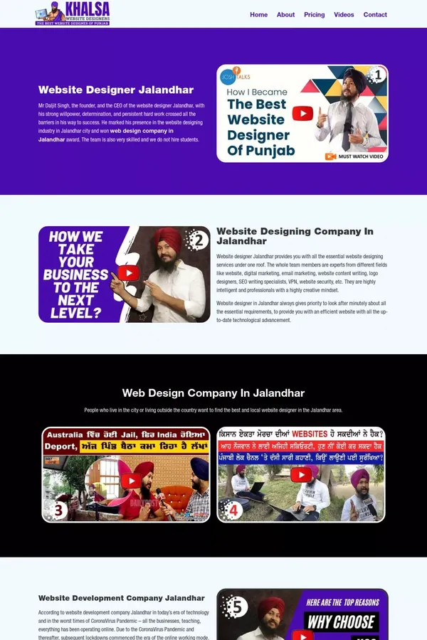 Website Designer Jalandhar Company ⋆ (BEST) ⋆ Developer - website design inspiration