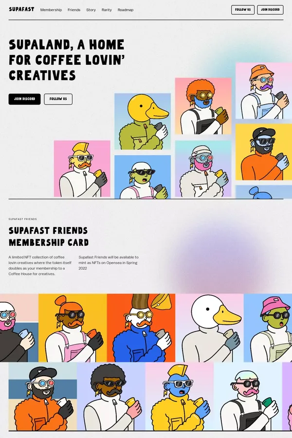 ⚡️Supafast By Zander Whitehurst - Landing design inspiration