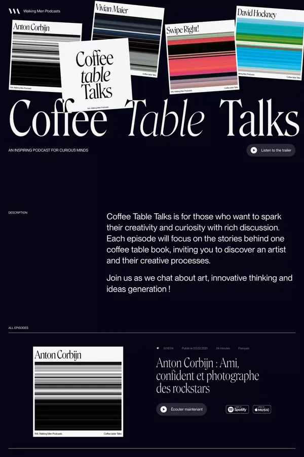 Homepage | WM Podcasts - Other design inspiration