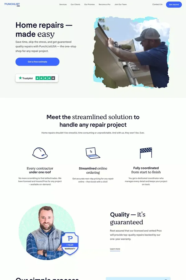 PunchListUSA - Home repairs made easy