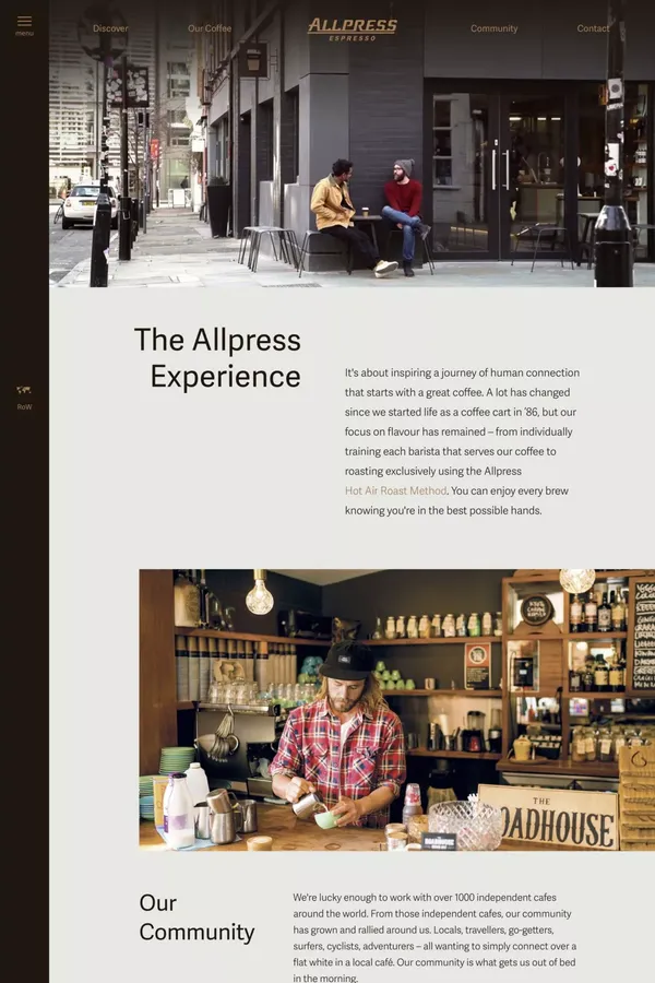 Designed for flavour - Allpress Espresso - Other design inspiration