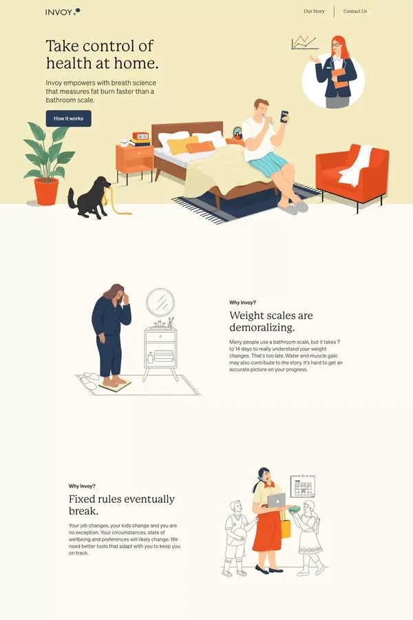 Invoy - Landing design inspiration