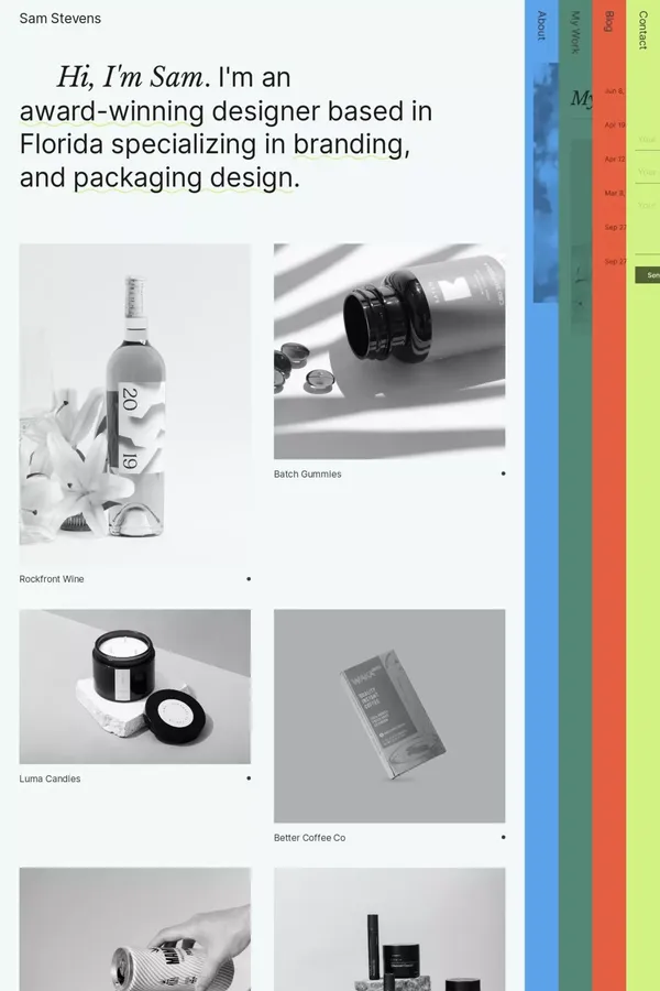 Foldfolio - Webflow Website Template - Template design inspiration