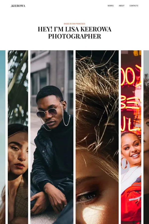 Homepage - Keerowa Photography Webflow HTML Template - website design inspiration