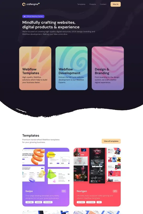 Craftengine | Mindfully crafting websites, digital products & experience