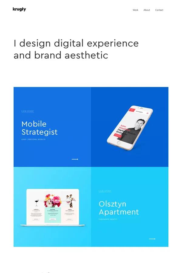 UX/UI designer - Portfolio design inspiration