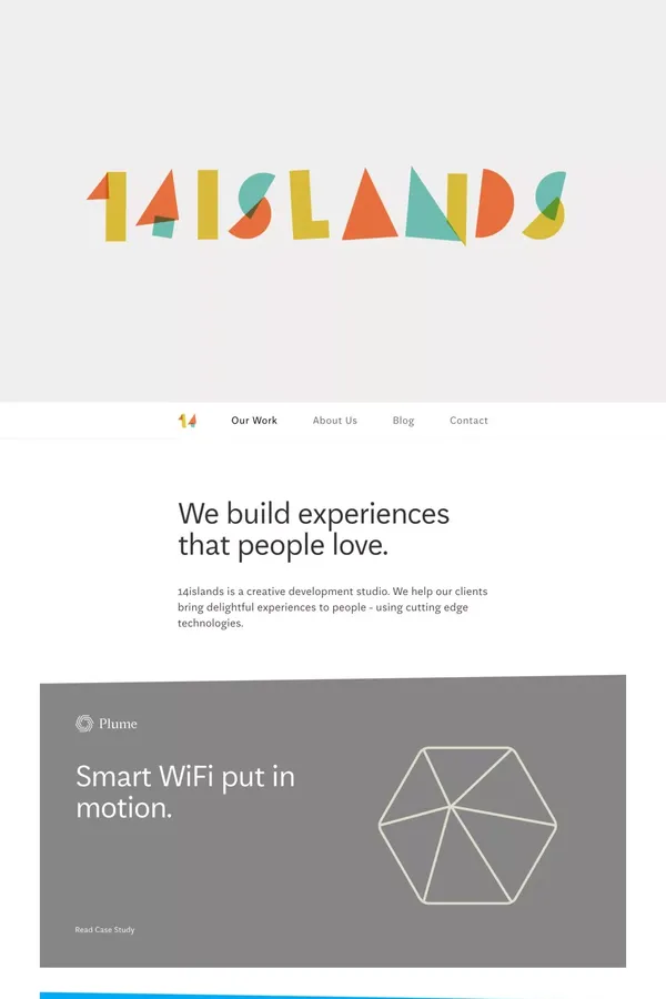 14islands - Portfolio design inspiration
