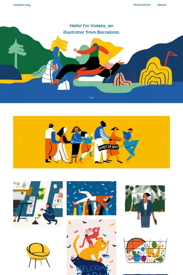 violeta noy - Portfolio design inspiration