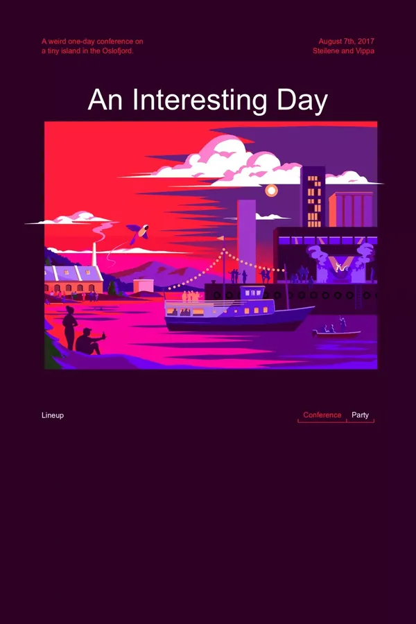 An Interesting Day - Landing design inspiration