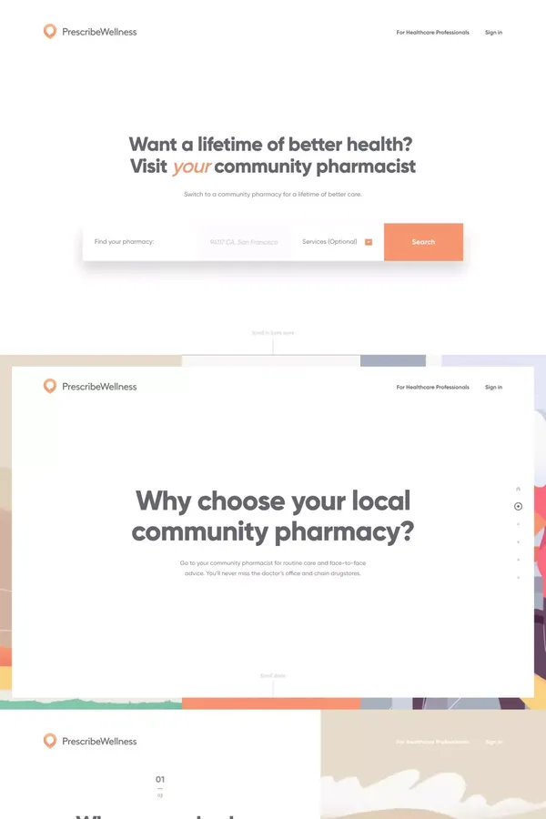 PrescribeWellness - Home - Landing design inspiration