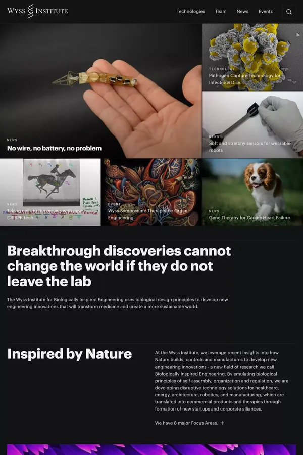 Wyss Institute | Wyss Institute at Harvard - Other design inspiration