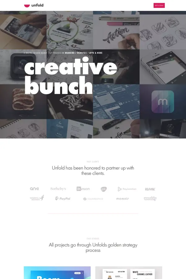 UNFOLD™ | Digital Design Agency - Portfolio design inspiration
