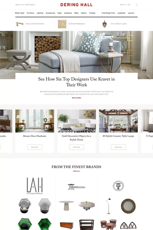 Dering Hall - Unique, High-End Furniture for Interior Designers. - Other design inspiration