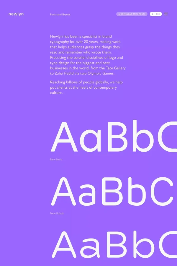 Fonts and Brands - Newlyn - Other design inspiration